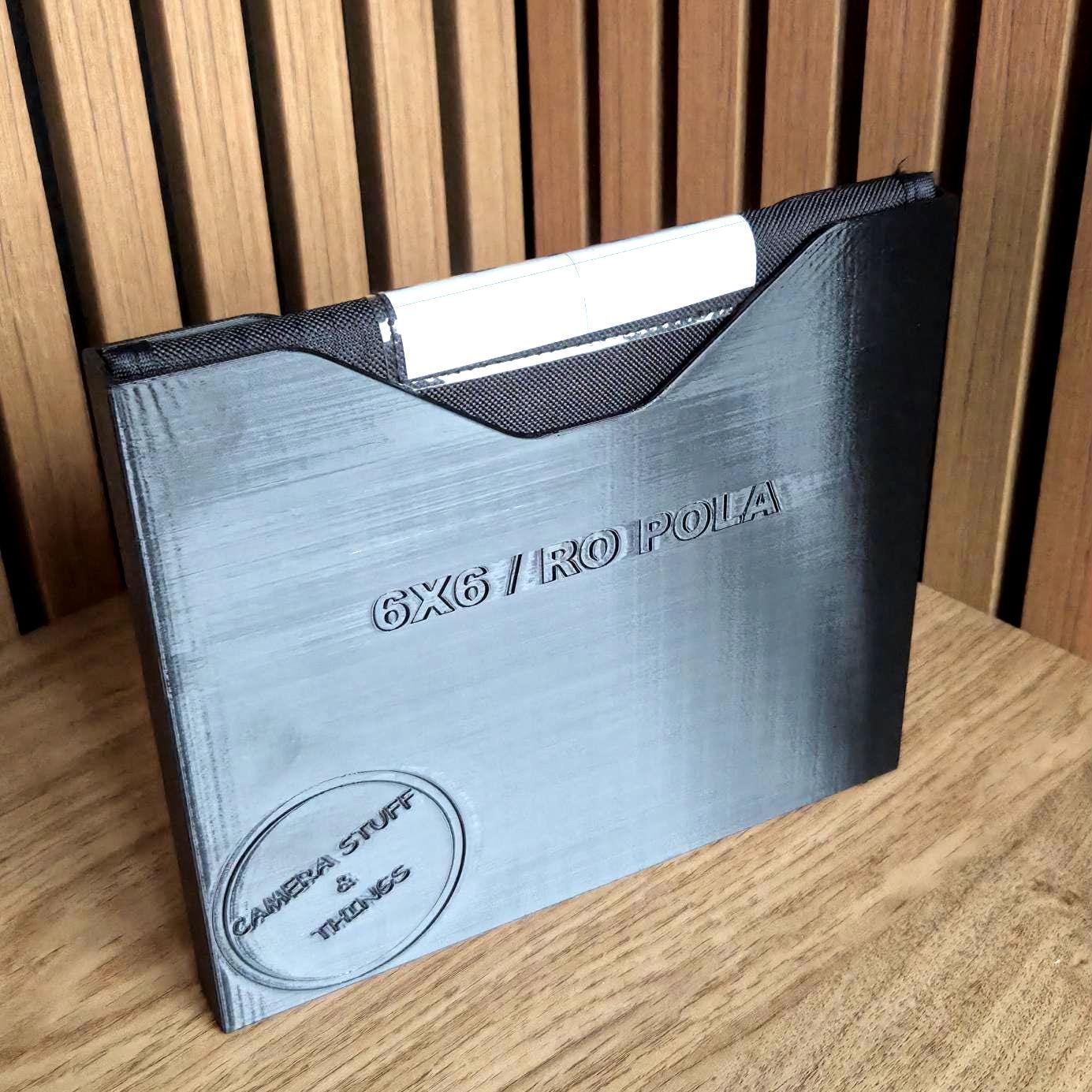 Single 6x6 Filter Pouch Holder for Optical Flats, RO Polas & ND Filters
