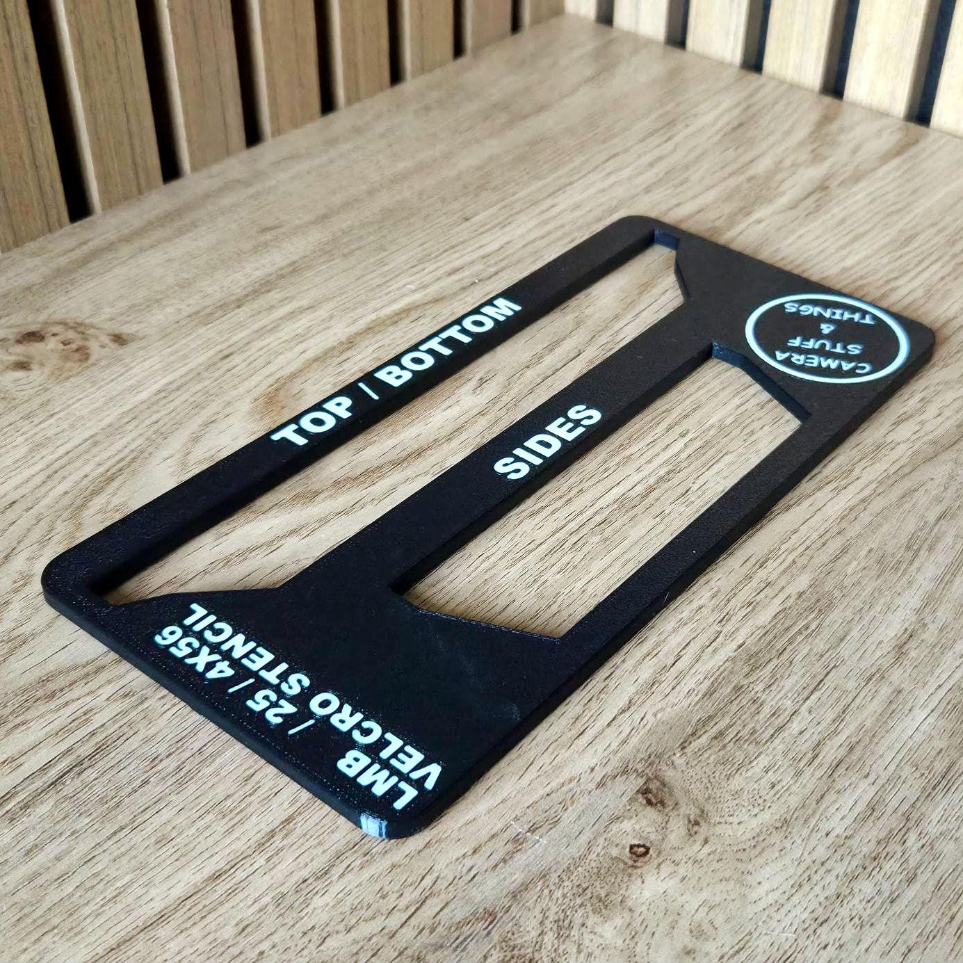 Mattebox Velcro Stencil for LMB 5, LMB 25 & 4x5 Matte Boxes