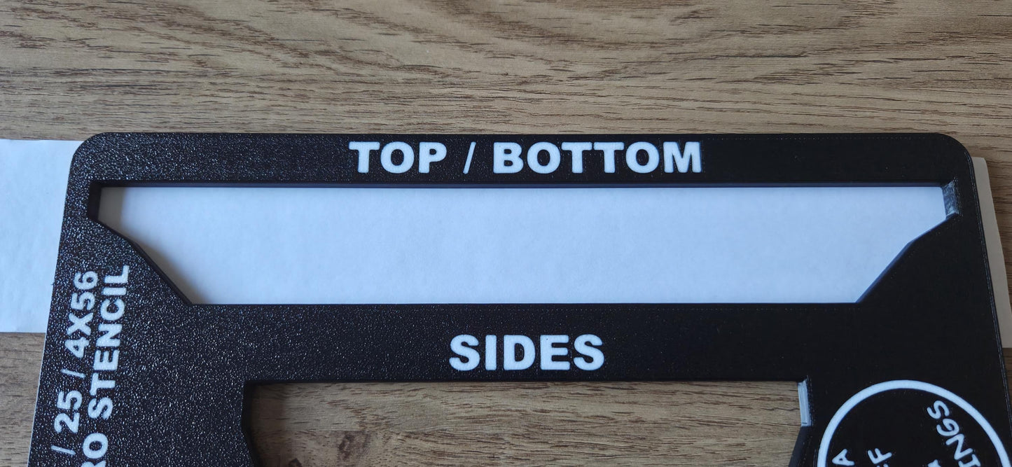 Mattebox Velcro Stencil for LMB 5, LMB 25 & 4x5 Matte Boxes