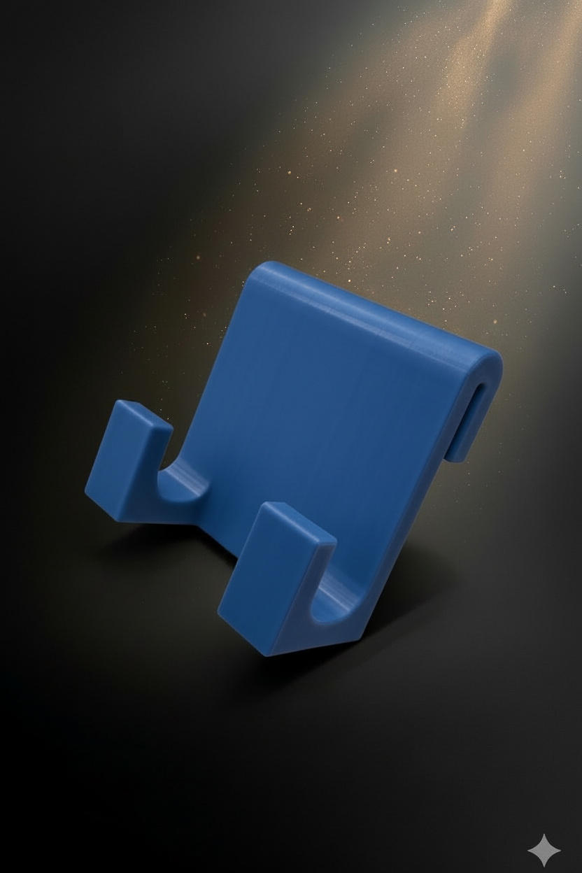 Royal blue phone stand